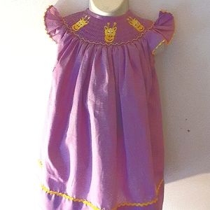 Little Girl's Smocked Dress